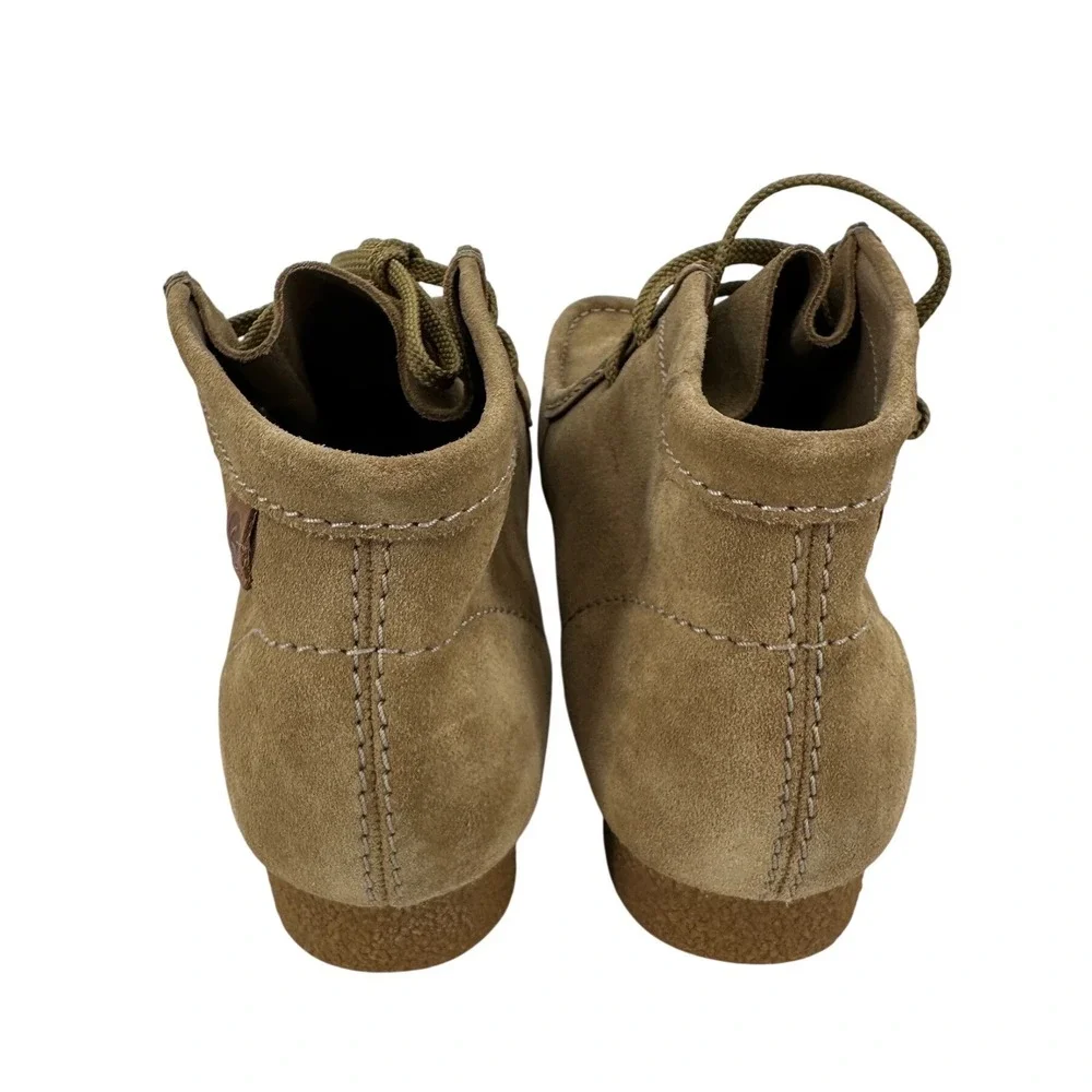 Clarks‎ Shacre Boot Mens 11 Dark Sand Suede Moc Toe Wallabee Chukka 261594387100